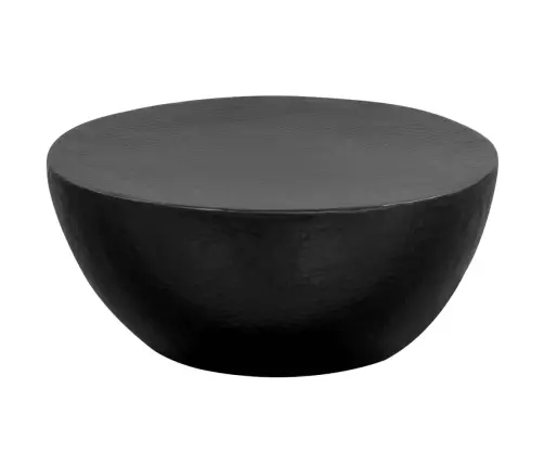 Kafijas Galdiņš, Kalts Alumīnijs, Melns, 70X30 Cm Vidaxl