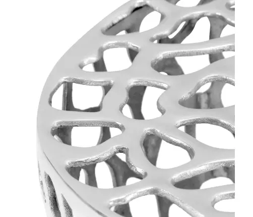 Kafijas Galdiņš, Sakausēts Alumīnijs, 70X30 Cm, Sudraba Krāsa Vidaxl