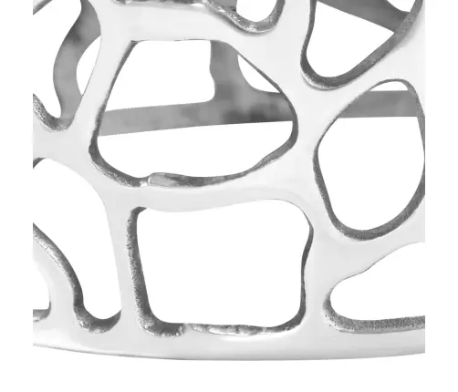 Kafijas Galdiņš, Sakausēts Alumīnijs, 70X30 Cm, Sudraba Krāsa Vidaxl