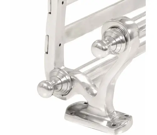 Pakaramais Sudraba 77 X 30 X 18 Cm Alumīnijs Vidaxl