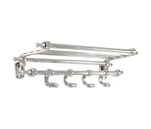 Pakaramais Sudraba 77 X 30 X 18 Cm Alumīnijs Vidaxl