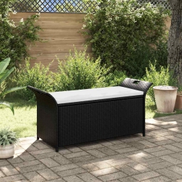 Uzglabāšanas Sols Ar Matraci, 138 Cm, Pe Rotangpalma, Brūns Vidaxl