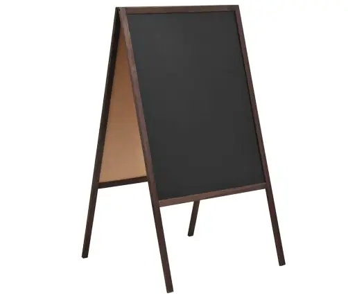 Tāfele, Divpusēja, Brīvi Stāvoša, 60X80 Cm, Ciedru Koks Vidaxl