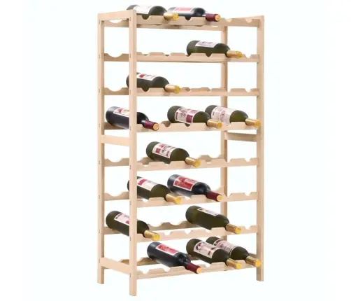 Vīna Pudeļu Plaukts, 57,5X28X102 Cm, Ciedru Koks Vidaxl