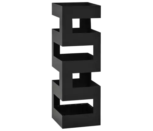 Lietussargu Turētājs, Melns Tērauds  Vidaxl