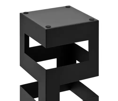 Lietussargu Turētājs, Melns Tērauds  Vidaxl