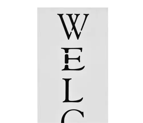 Lietussargu Statīvs Welcome, Balts Tērauds  Vidaxl