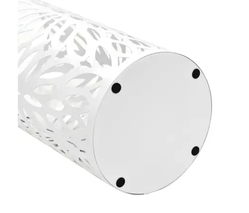 Vihmavarjuhoidja, Lehemustriga, Teras, Valge