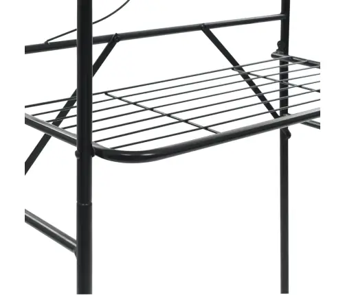 Tualettpoti Riiul, Must 60 X 33 X 174 Cm