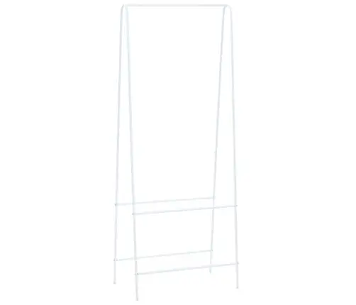 Drēbju Pakaramais, 59X35X150 Cm, Balts Vidaxl