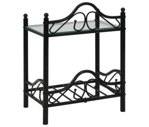 Nakt. Stal., 2Vnt., Plien. Ir Grūd. Stikl., 45X30,5X60cm Juodi Nakt. Stal., 2Vnt., Plien. Ir Grūd. Stikl., 45X30,5X60cm Juodi