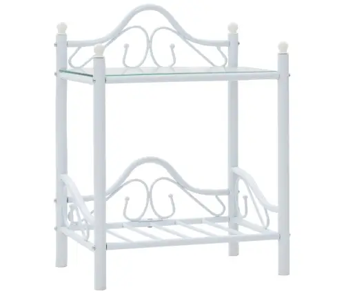 Nakt. Stal., 2Vnt., Plien. Ir Grūd. Stikl., 45X30,5X60cm Balti