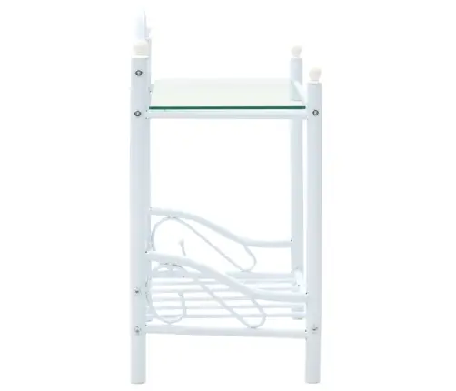 Nakt. Stal., 2Vnt., Plien. Ir Grūd. Stikl., 45X30,5X60cm Balti