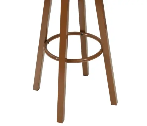 Bāra Krēsli, 2 Gab., Brūna Mākslīgā Āda  Vidaxl