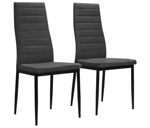 Söögitoolid 2 Tk, Tumehall, Kangas