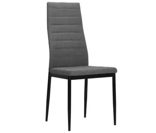 Valgomojo Kėdės, 4Vnt., Šviesiai Pilkos, Audinys