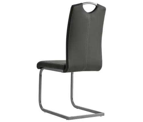 Vetruvate Jalgadega Söögitoolid 4 Tk, Hall, Kunstnahk