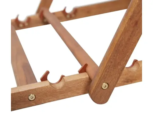 Saliekams Pludmales Krēsls, Pelēks Audums, Koka Rāmis Vidaxl