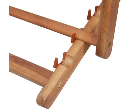 Saliekams Pludmales Krēsls, Pelēks Audums, Koka Rāmis Vidaxl