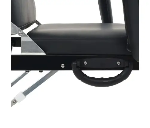 Kaasaskantav Näohooldustool, Kunstnahast, 185 X 78 X 76 Cm Must