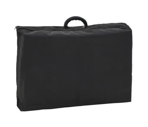 Kaasaskantav Näohooldustool, Kunstnahast, 185 X 78 X 76 Cm Must