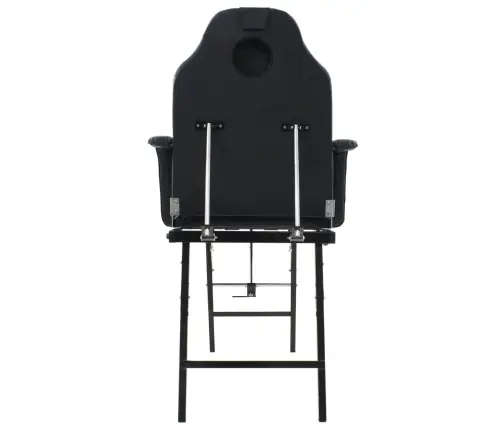 Kilnojama Kosmetologinė Kėdė, Dirbtinė Oda, 185X78X76cm Juoda