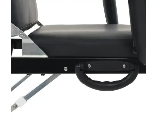 Kilnojama Kosmetologinė Kėdė, Dirbtinė Oda, 185X78X76cm Juoda