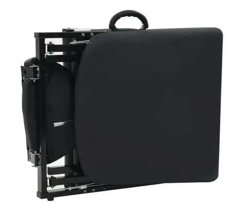 Kilnojama Kosmetologinė Kėdė, Dirbtinė Oda, 185X78X76cm Juoda