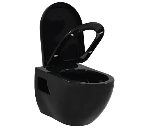 Pakabinamas Keramikinis Klozetas, Juodas