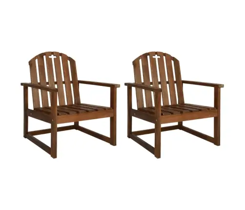 Sodo Kėdės, 2 Vnt., Akacijos Medienos Masyvas