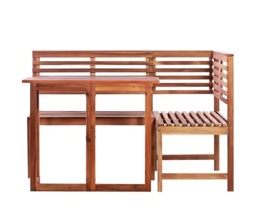 2-Daļīgs Bistro Mēbeļu Komplekts, Akācijas Masīvkoks Vidaxl