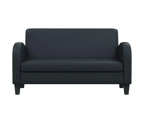 Dīvānu Komplekts, 2 Gab., Mākslīgā Āda, Melna Vidaxl