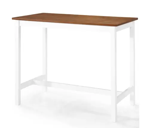 Bāra Galda Un Krēslu Komplekts, 5 Gab., Masīvkoks Vidaxl