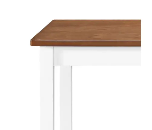 Baro Stalo Ir Kėdžių Kompl., 3D., Med. Mas., Rud. Ir Balt. Sp.