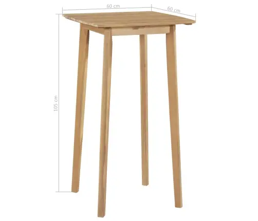 5-Daļīgs Dārza Mēbeļu Komplekts, Akācijas Masīvkoks Vidaxl