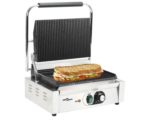 Panini Sumuštinių Grilis, 43X30,5X20cm 2200W, Su Grioveliais