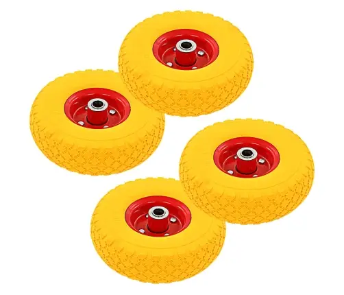 Ķerras Riteņi, 4 Gab., Pu, 3.00-4 (245X82) Vidaxl