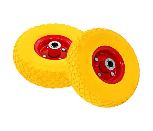 Ķerras Riteņi, 4 Gab., Pu, 3.00-4 (245X82) Vidaxl