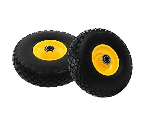 Ķerras Riteņi, 2 Gab., Pu, 3.00-4 (260X85) Vidaxl