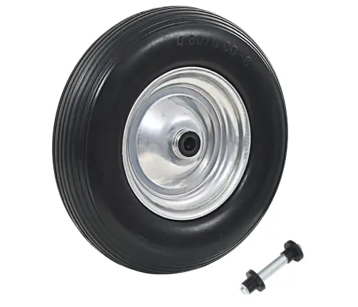 Karučio Ratas Su Ašimi, 4.00-8390Mm, Tvirtas Pu