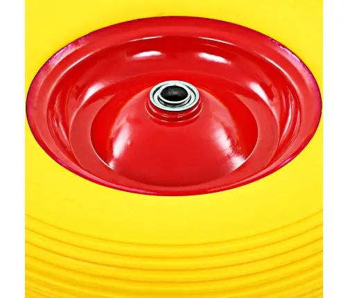 Karučio Ratas Su Ašimi, 4.00-8 390 Mm, Tvirtas Pu