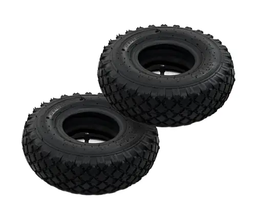 2 Rehvi, 2 Sisekummi, 3.00–4, 260 X 85 Pakikäru Ratas, Kummist