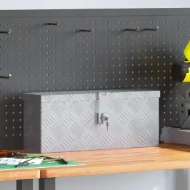 Aliuminio Dėžė, 48,5X14X20cm Sidabrinė