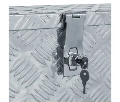 Aliuminio Dėžė, 61,5X26,5X30cm Sidabrinė