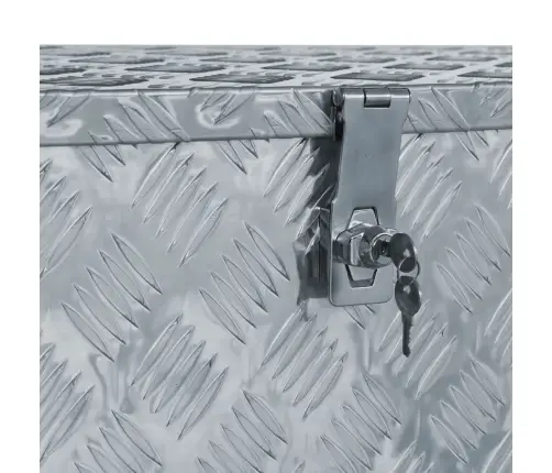 Aliuminio Dėžė, 110,5X38,5X40cm Sidabrinė