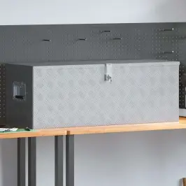 Aliuminio Dėžė, 110,5X38,5X40cm Sidabrinė