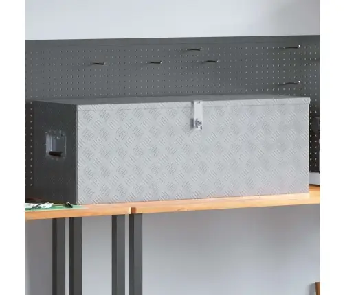 Aliuminio Dėžė, 110,5X38,5X40cm Sidabrinė