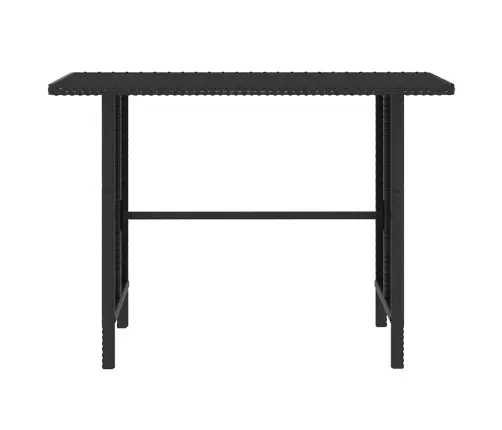 Sodo Poilsio Baldų Komplektas, 4D., Juodas, Poliratanas