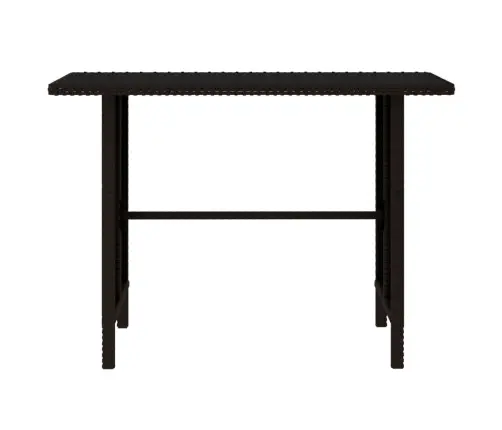 4-Daļīgs Dārza Atpūtas Mēbeļu Komplekts, Pe Rotangpalma, Brūns Vidaxl