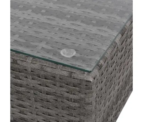 Sodo Poilsio Baldų Komplektas Su Pag., 8D., Pilk. Sp., Polir.